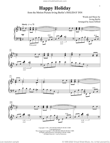 Happy Holiday (arr. Jason Sifford)