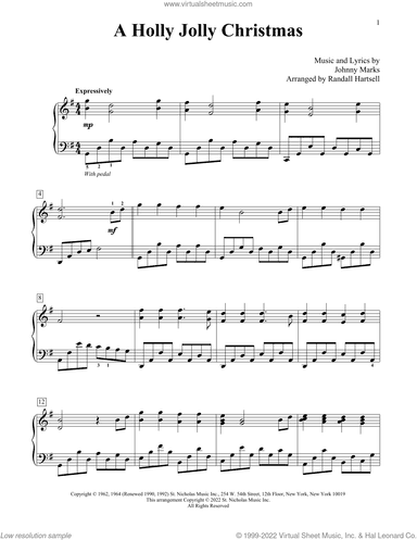 A Holly Jolly Christmas (arr. Randall Hartsell)
