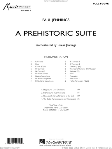 A Prehistoric Suite (COMPLETE)