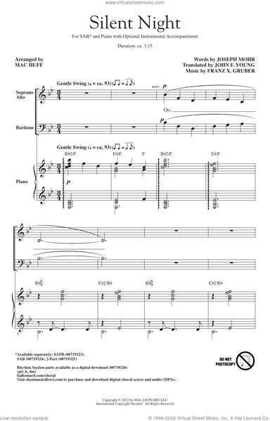 Silent Night (arr. Mac Huff)