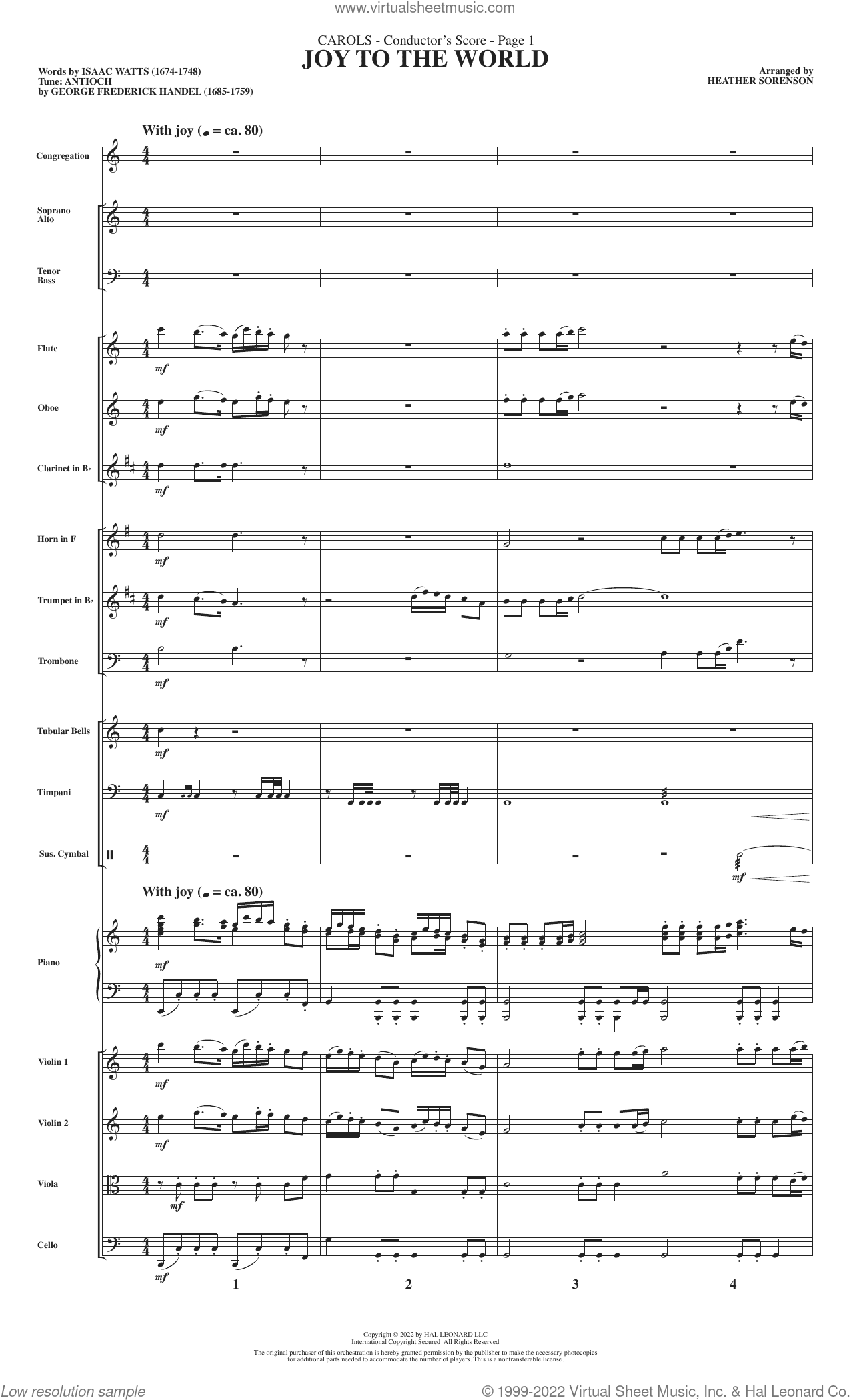 Carols (A Cantata for Congregation and Choir) (Orchestra)