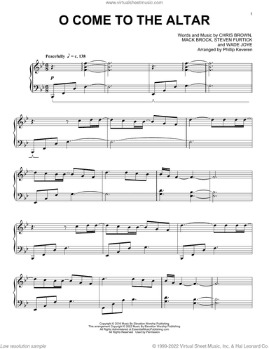 O Come To The Altar (arr. Phillip Keveren)