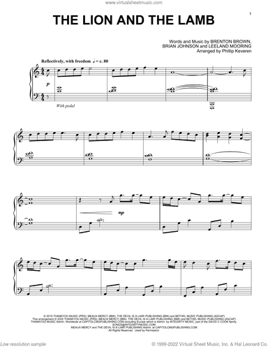 The Lion And The Lamb (arr. Phillip Keveren)
