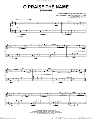 O Praise The Name (Anastasis) (arr. Phillip Keveren)