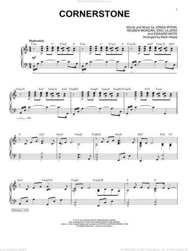 Cornerstone (arr. Mark Hayes)