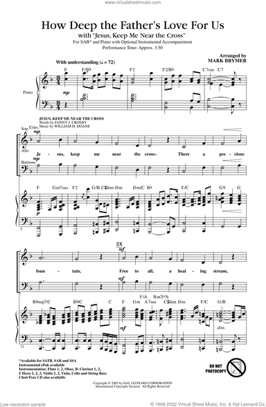 How Deep The Father's Love For Us (with "Jesus Keep Me Near The Cross")