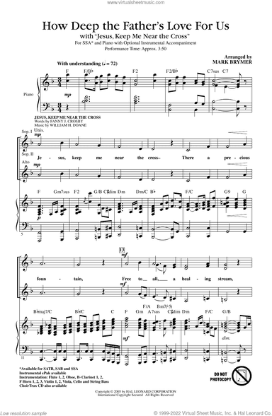 How Deep The Father's Love For Us (with "Jesus Keep Me Near The Cross")