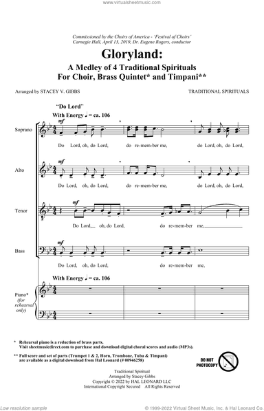 Gloryland: A Medley of Four Traditional Spirituals