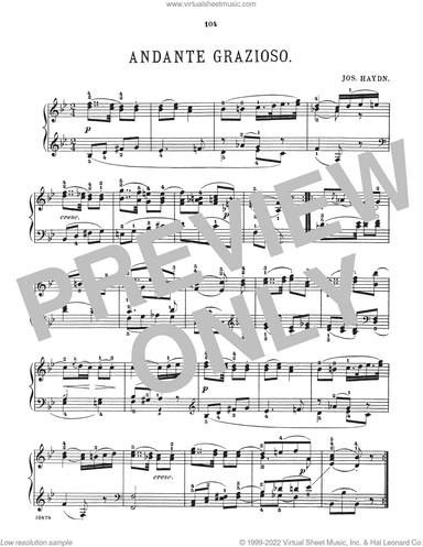 Andante Grazioso In B-Flat Major