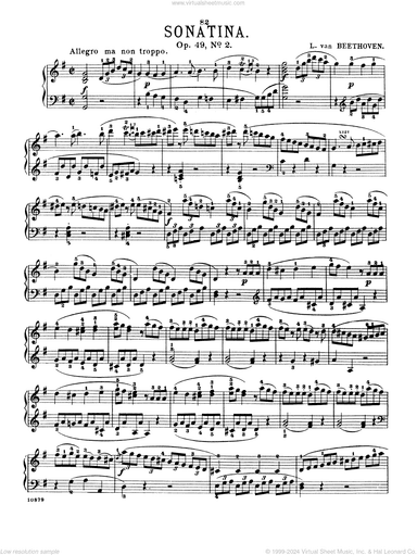 Sonatina In G Major, Op. 49, No. 2