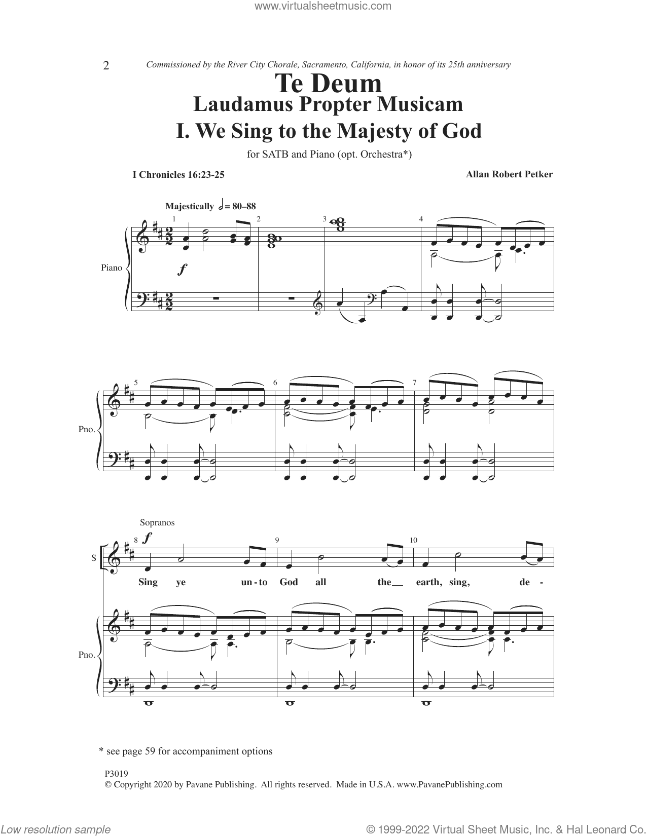 Te Deum Laudamus Propter Musicam