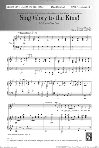 Sing Glory To The King