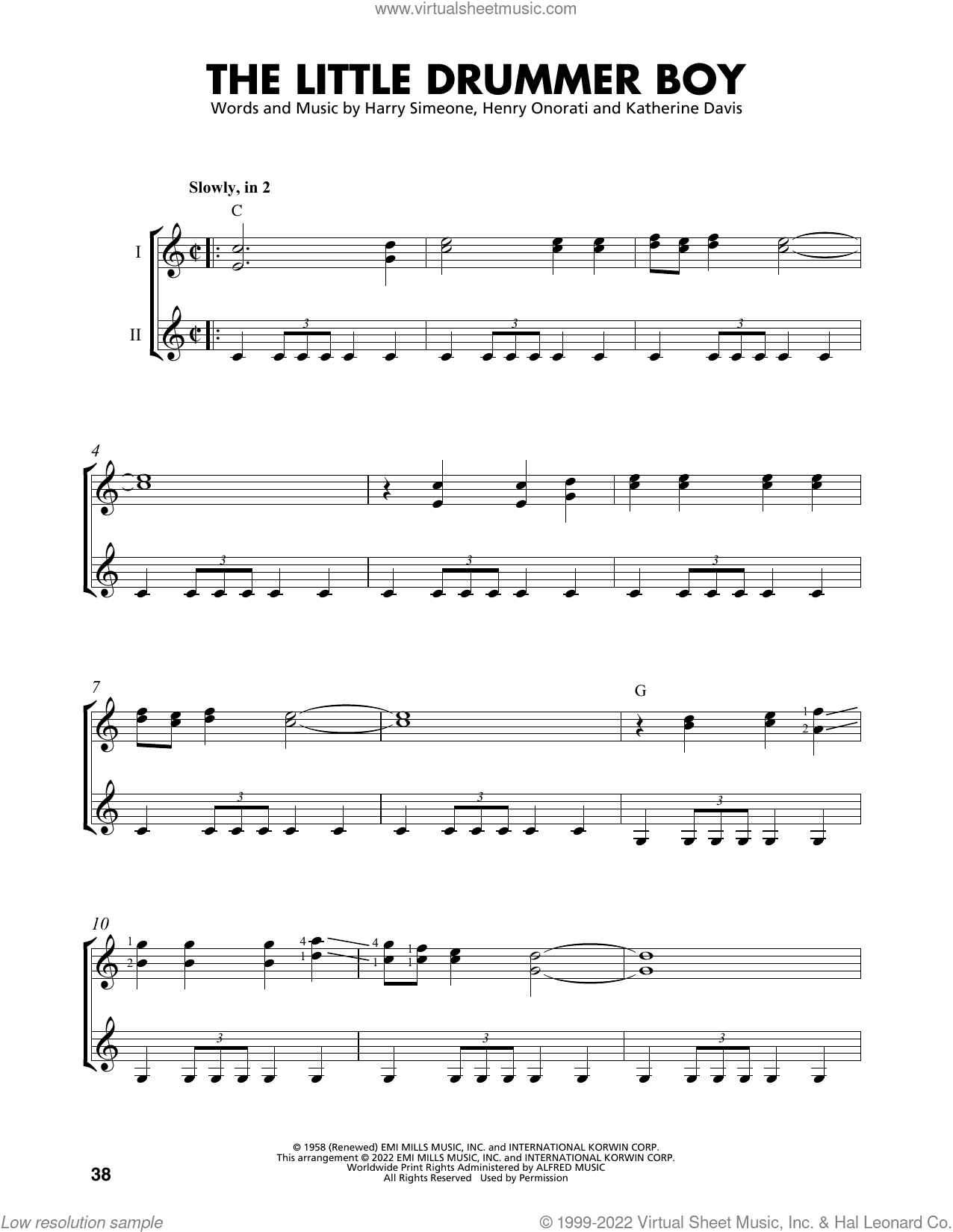 The Little Drummer Boy (arr. Mark Phillips)