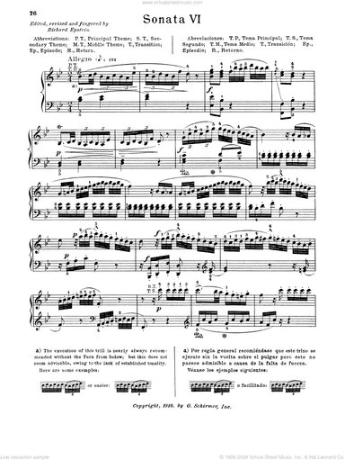 Sonata In B-Flat Major, K. 281
