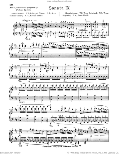 Sonata In D Major, K. 284
