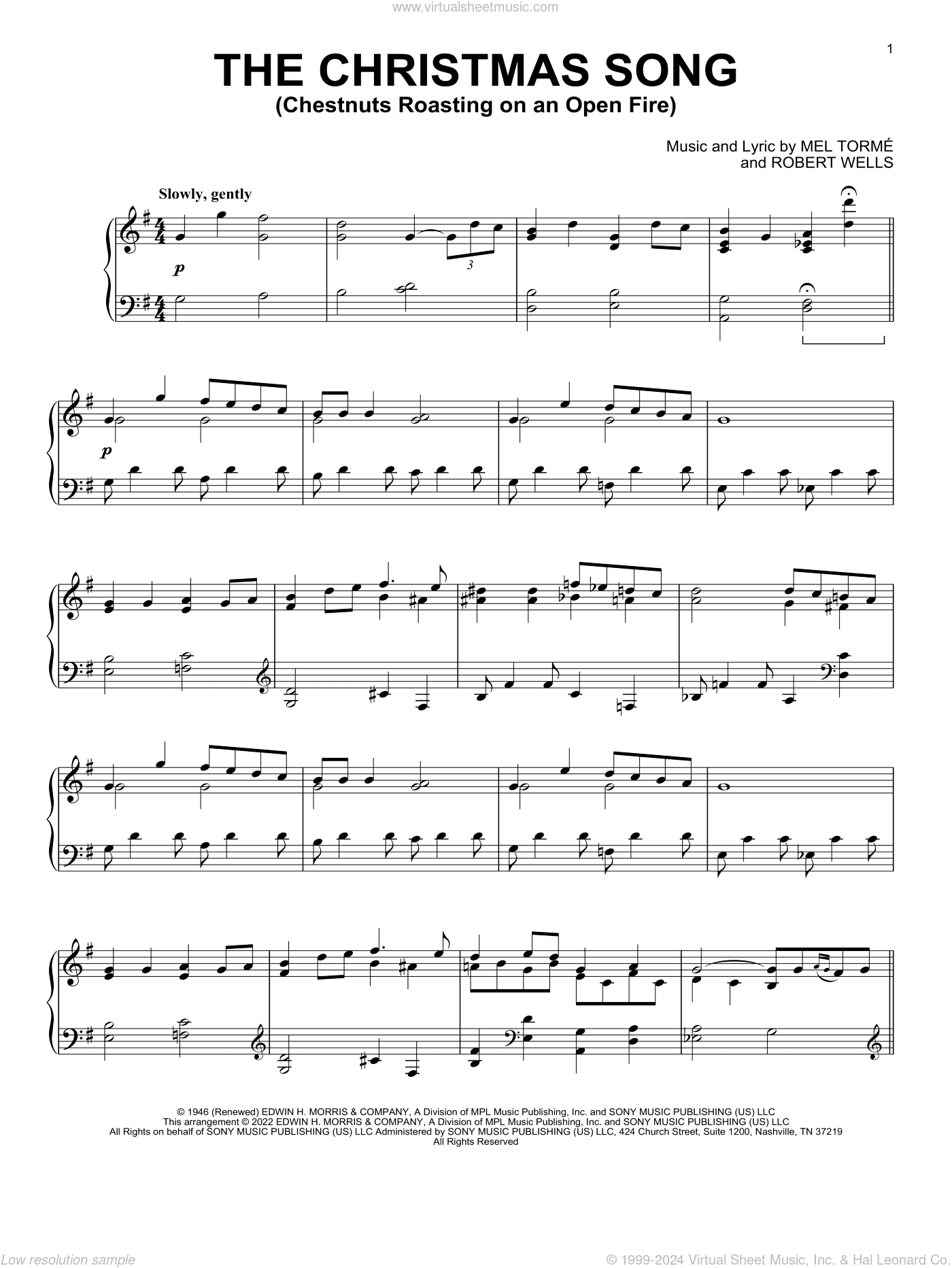 The Christmas Song (Chestnuts Roasting On An Open Fire)