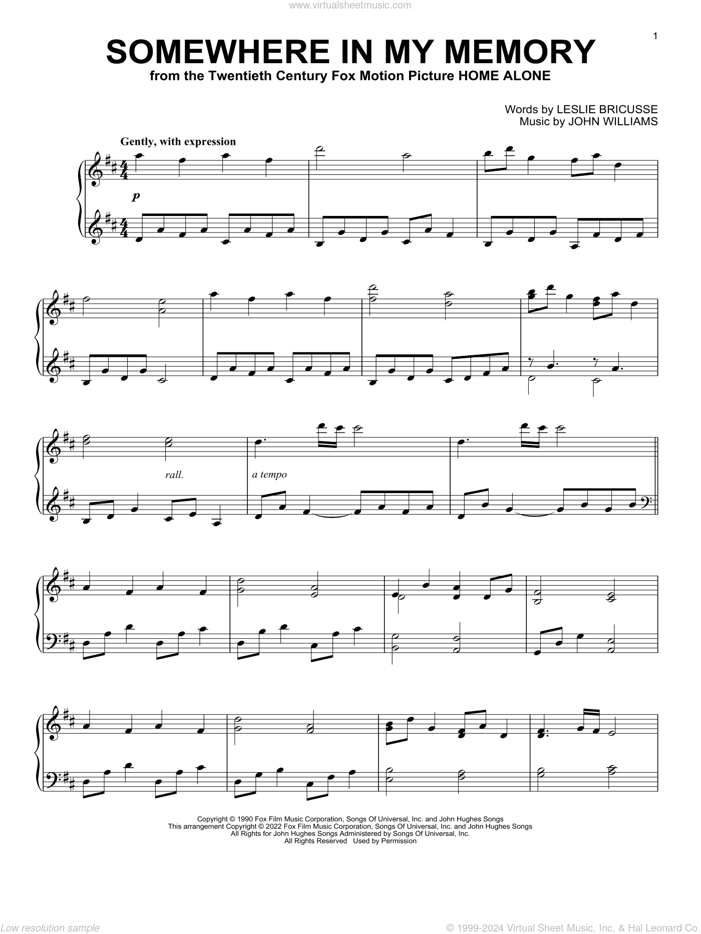 Somewhere In My Memory (from Home Alone)