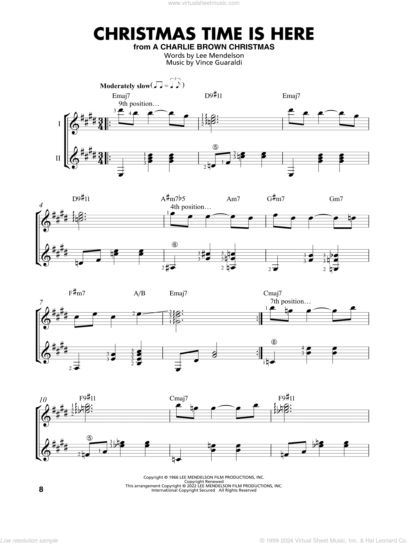 Christmas Time Is Here (from A Charlie Brown Christmas) (arr. Mark Phillips)