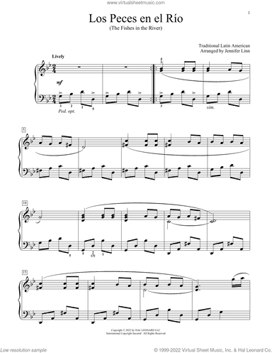 Los Peces En El Rio (arr. Jennifer Linn)