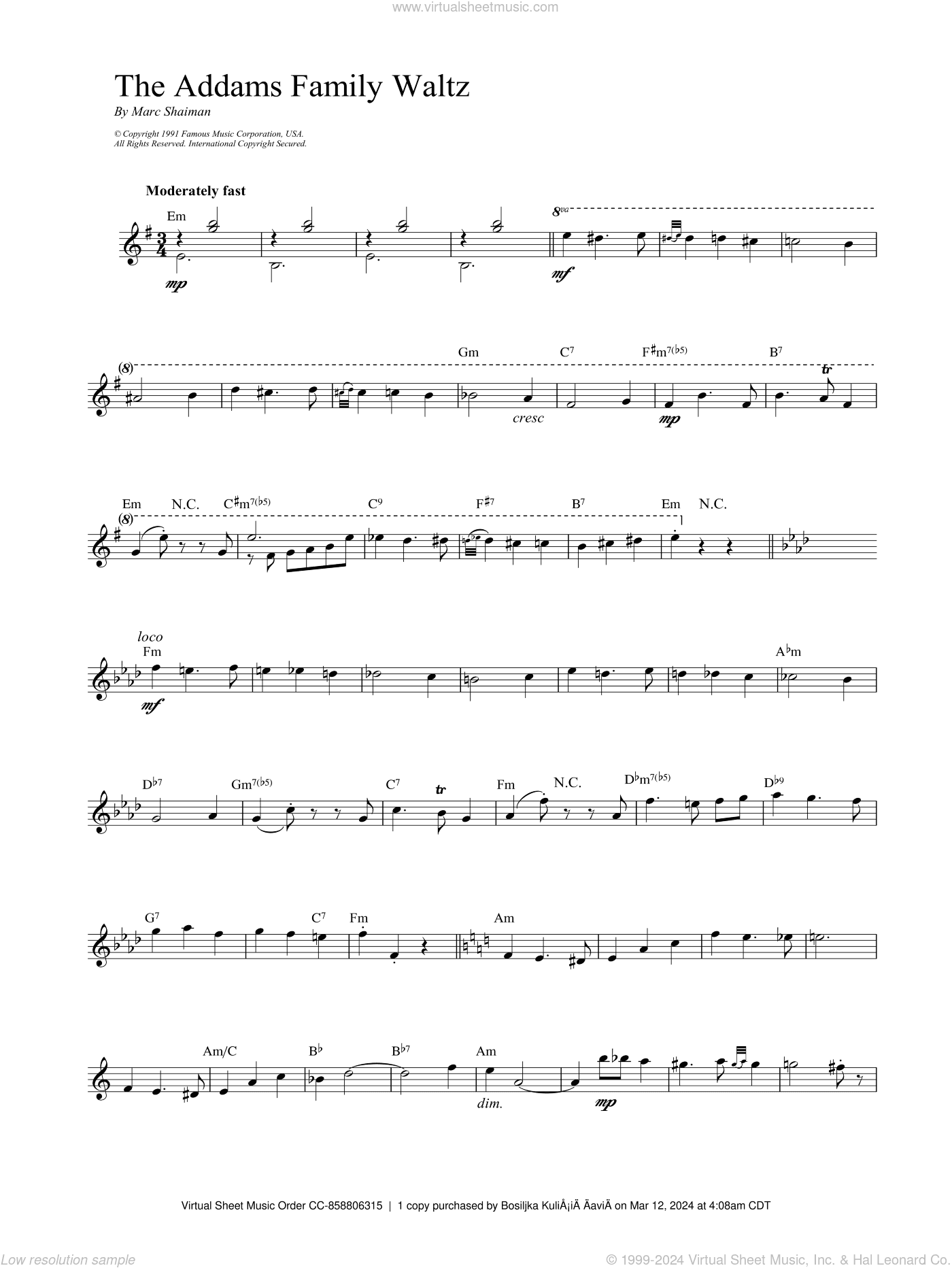 Addams Family Waltz