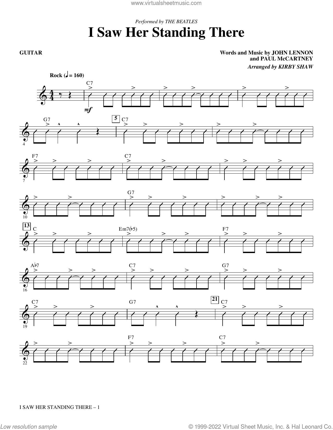 I Saw Her Standing There (arr. Kirby Shaw)