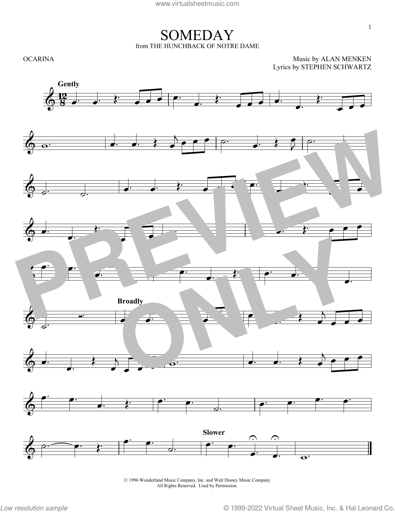 Someday (from The Hunchback Of Notre Dame)