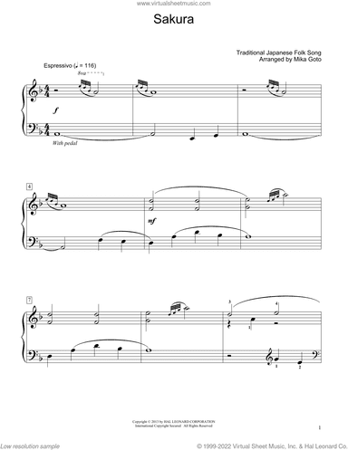 Sakura (arr. Mika Goto)