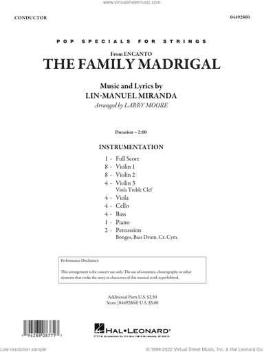 The Family Madrigal (from Encanto) (arr. Larry Moore)