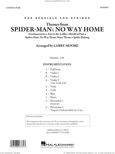 Themes from Spider-Man: No Way Home (arr. Larry Moore)