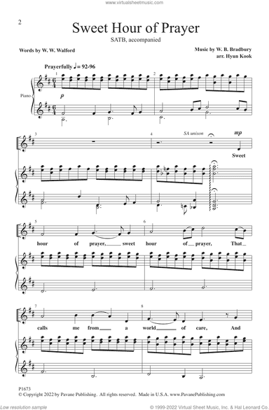 Sweet Hour of Prayer (arr. Hyun Kook)