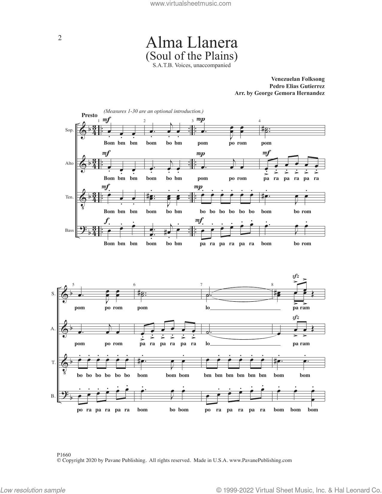 Alam Llanera (arr. George Gemora Hernandez)