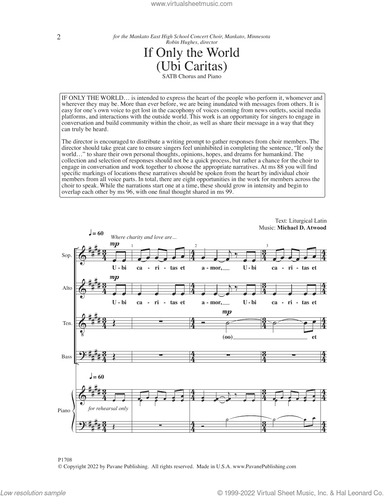 If Only the World (Ubi Caritas)