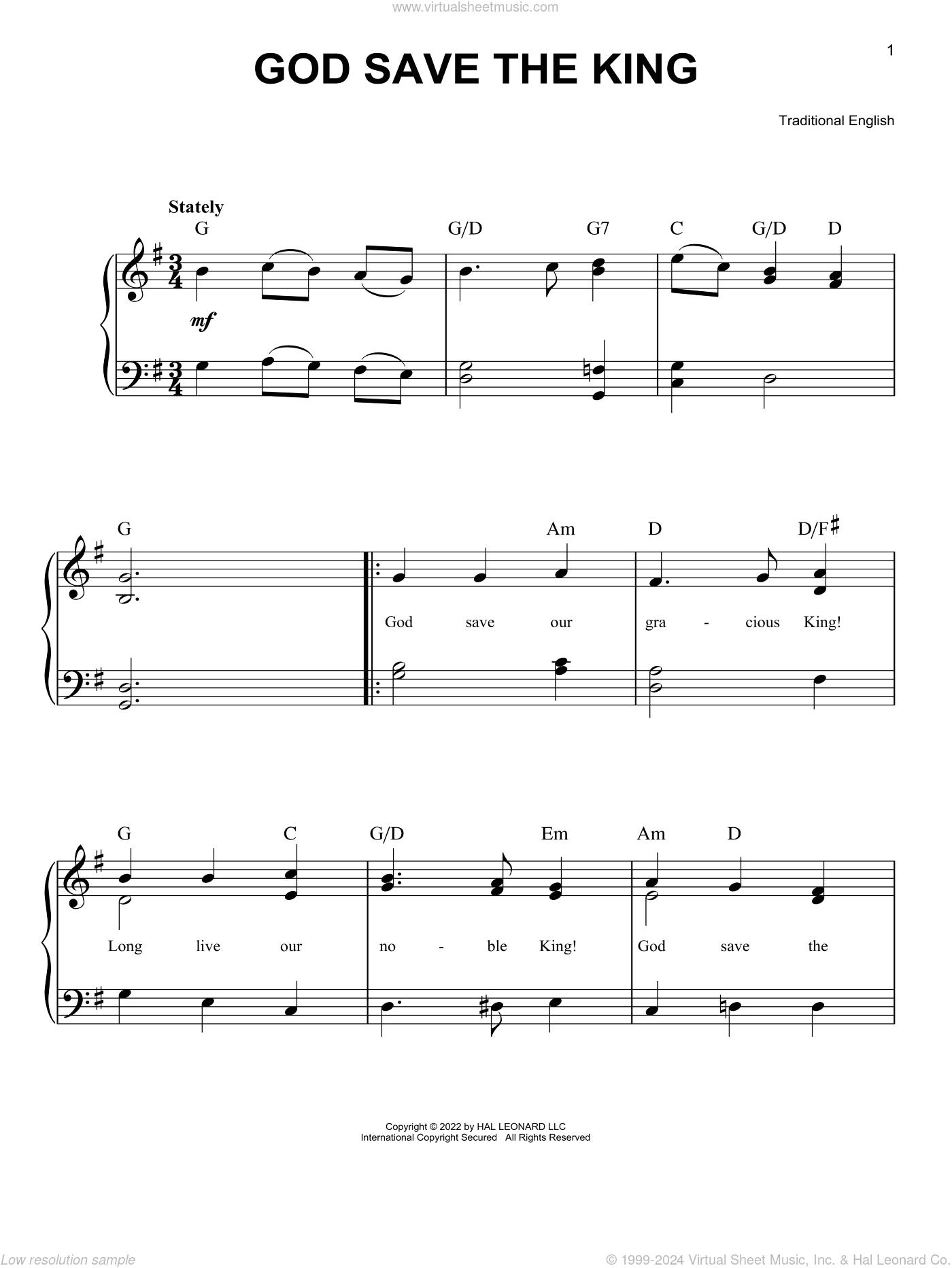 God Save The King (UK National Anthem)