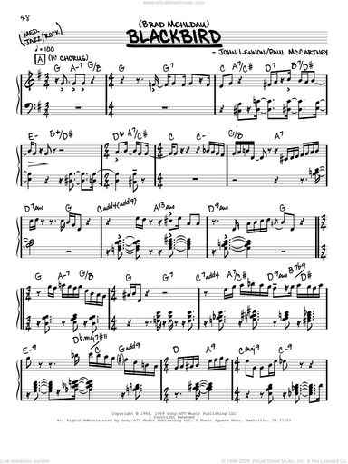 Blackbird (solo only)