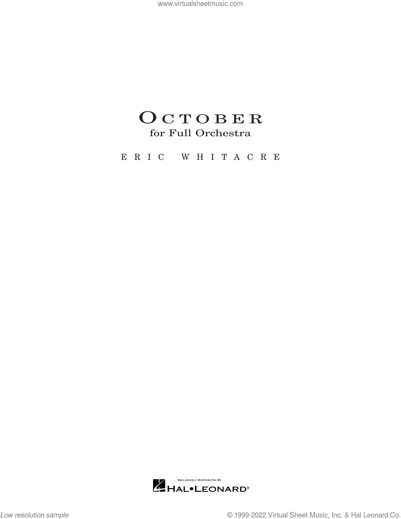 October (COMPLETE)