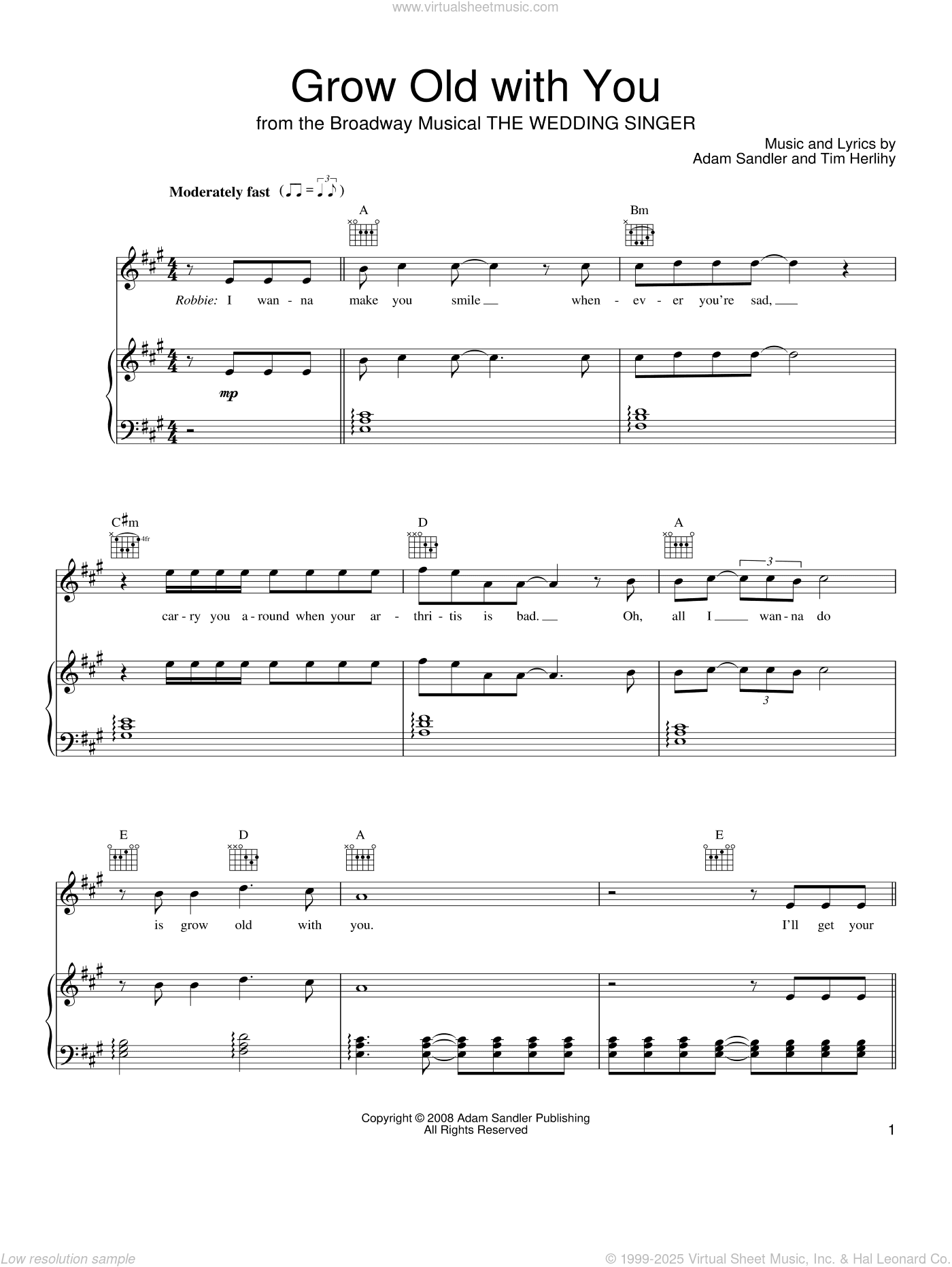 Grow Old With You (from The Wedding Singer)