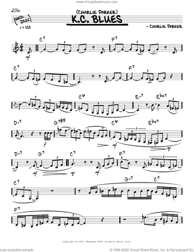 K.C. Blues (solo only)