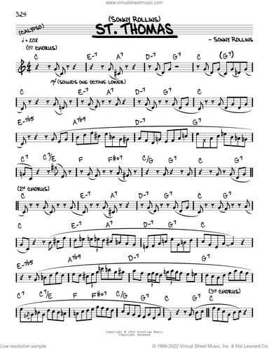 St. Thomas (solo only)