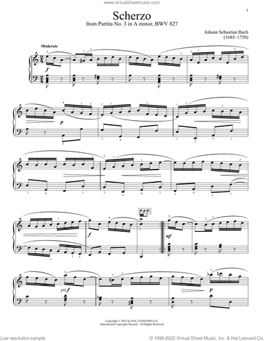 Scherzo, BWV 827