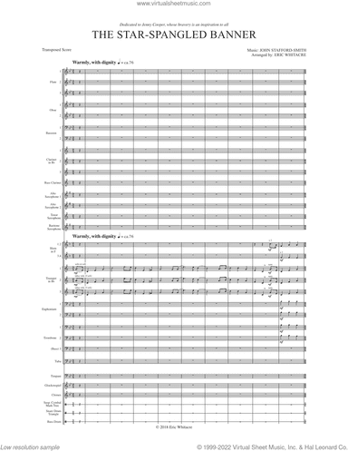 The Star-Spangled Banner (arr. Eric Whitacre)