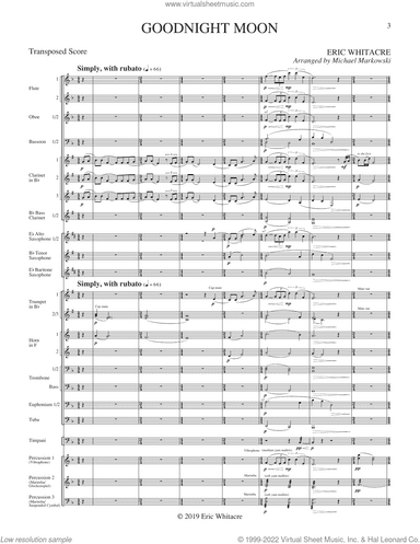Goodnight Moon (arr. Michael Markowski) (COMPLETE)