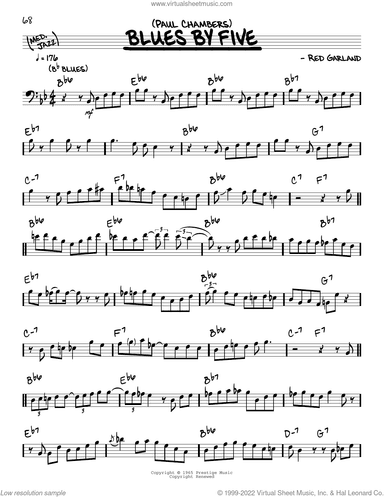 Blues By Five (solo only)