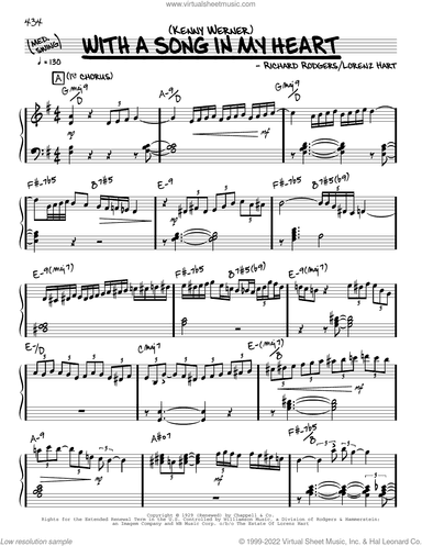 With A Song In My Heart (solo only)