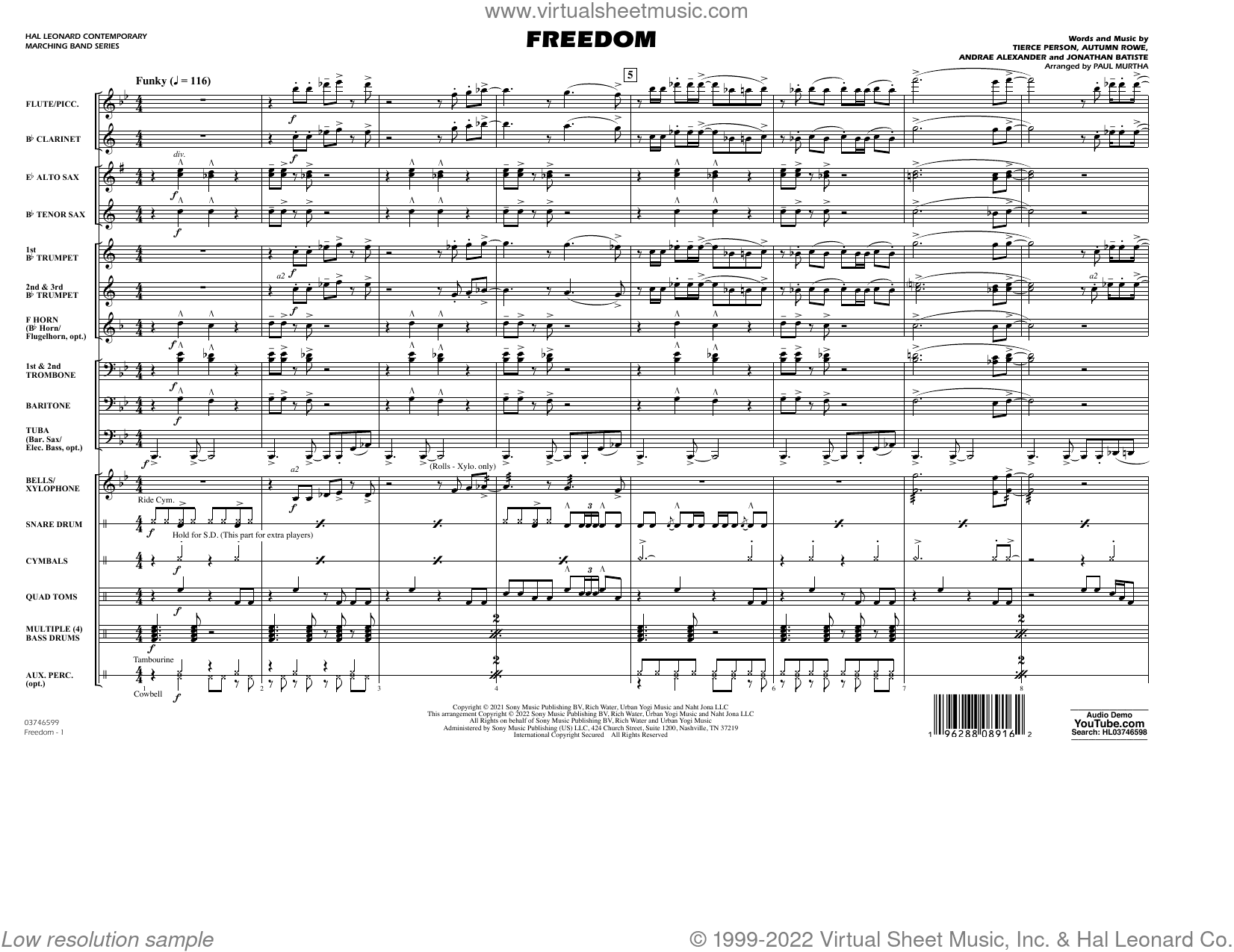 Freedom (arr. Paul Murtha) (COMPLETE)