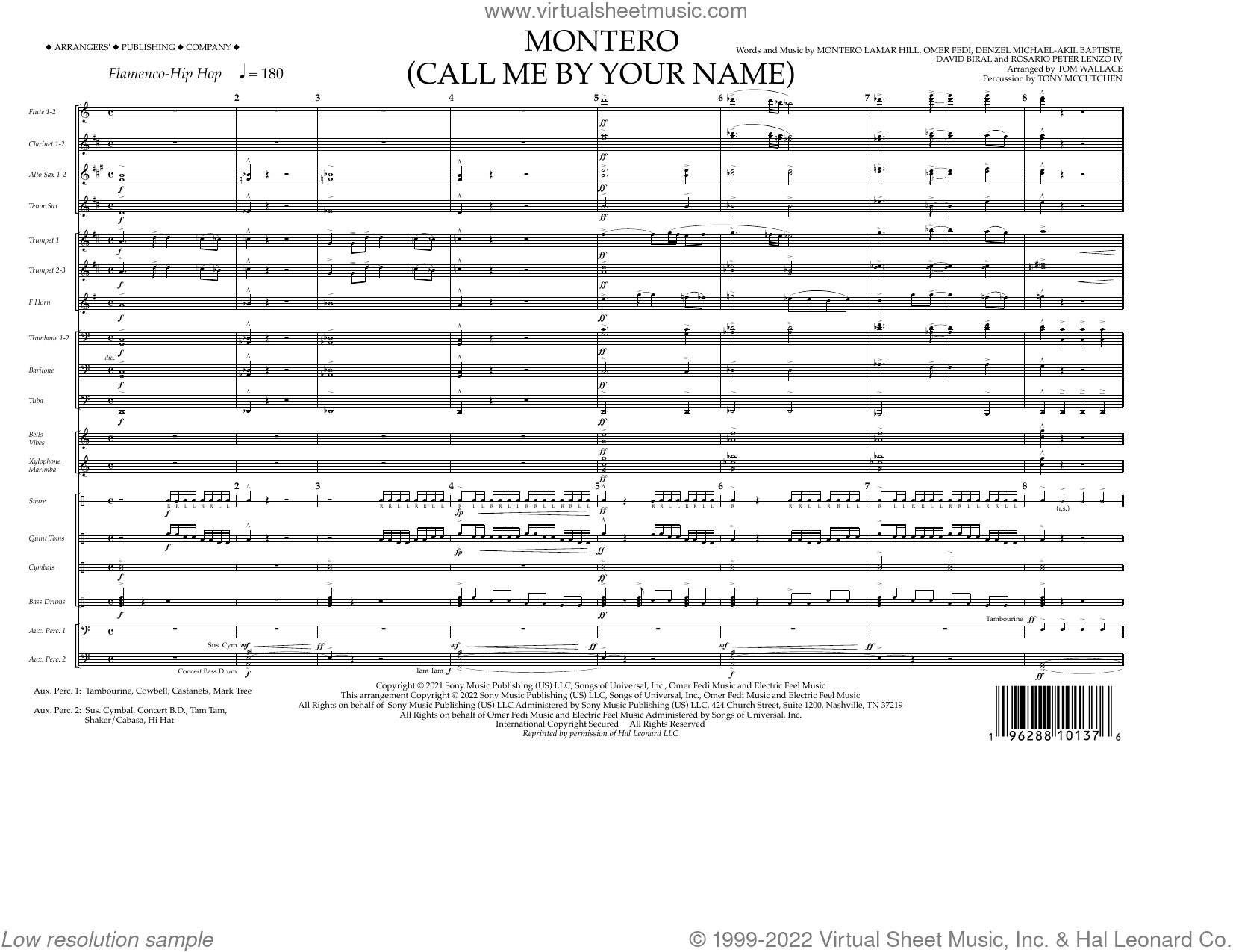 Montero (Call Me By Your Name) (arr. Tom Wallace)