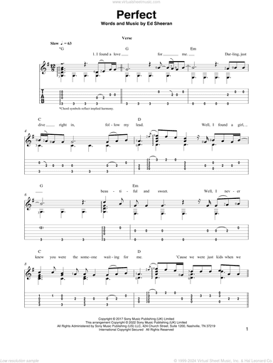Perfect (arr. Ben Pila)