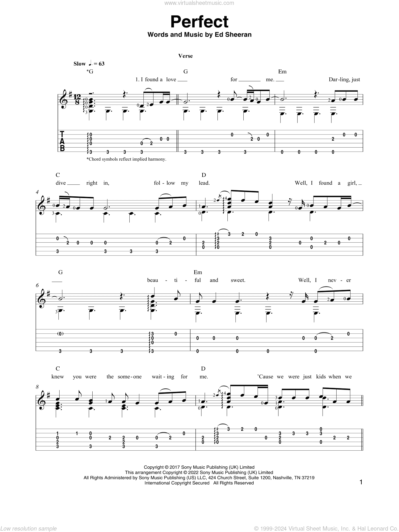 Perfect (arr. Ben Pila)
