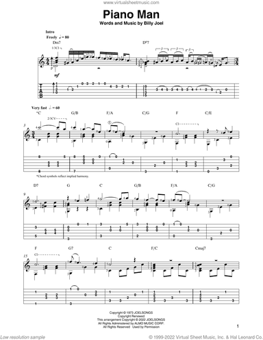 Piano Man (arr. Ben Pila)