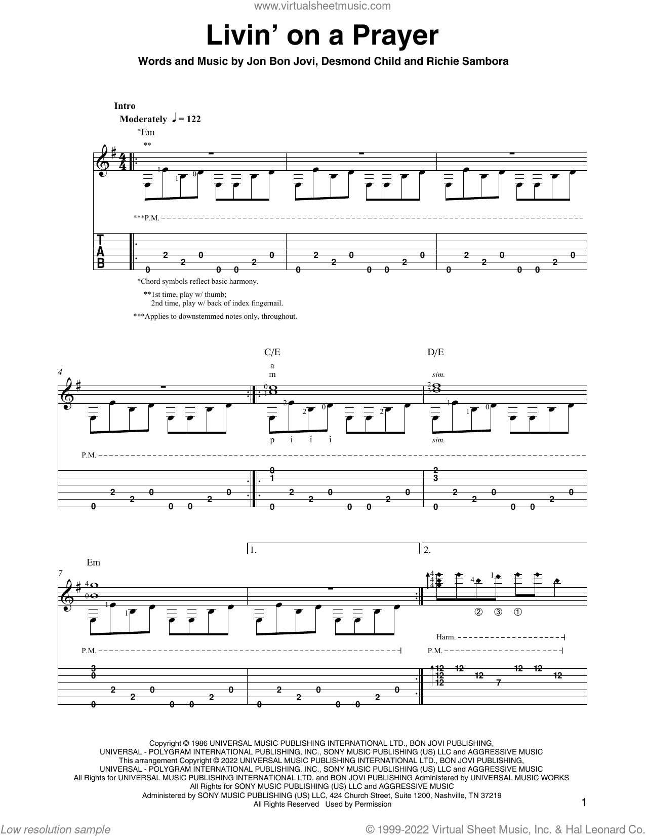 Livin' On A Prayer (arr. Ben Pila)