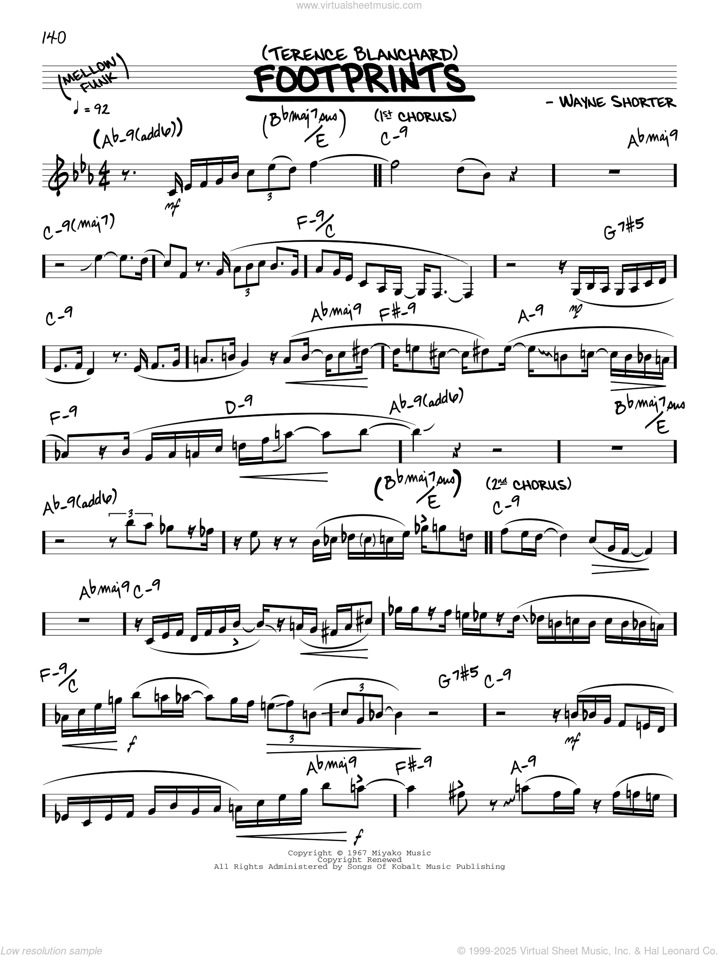 Footprints (solo only)